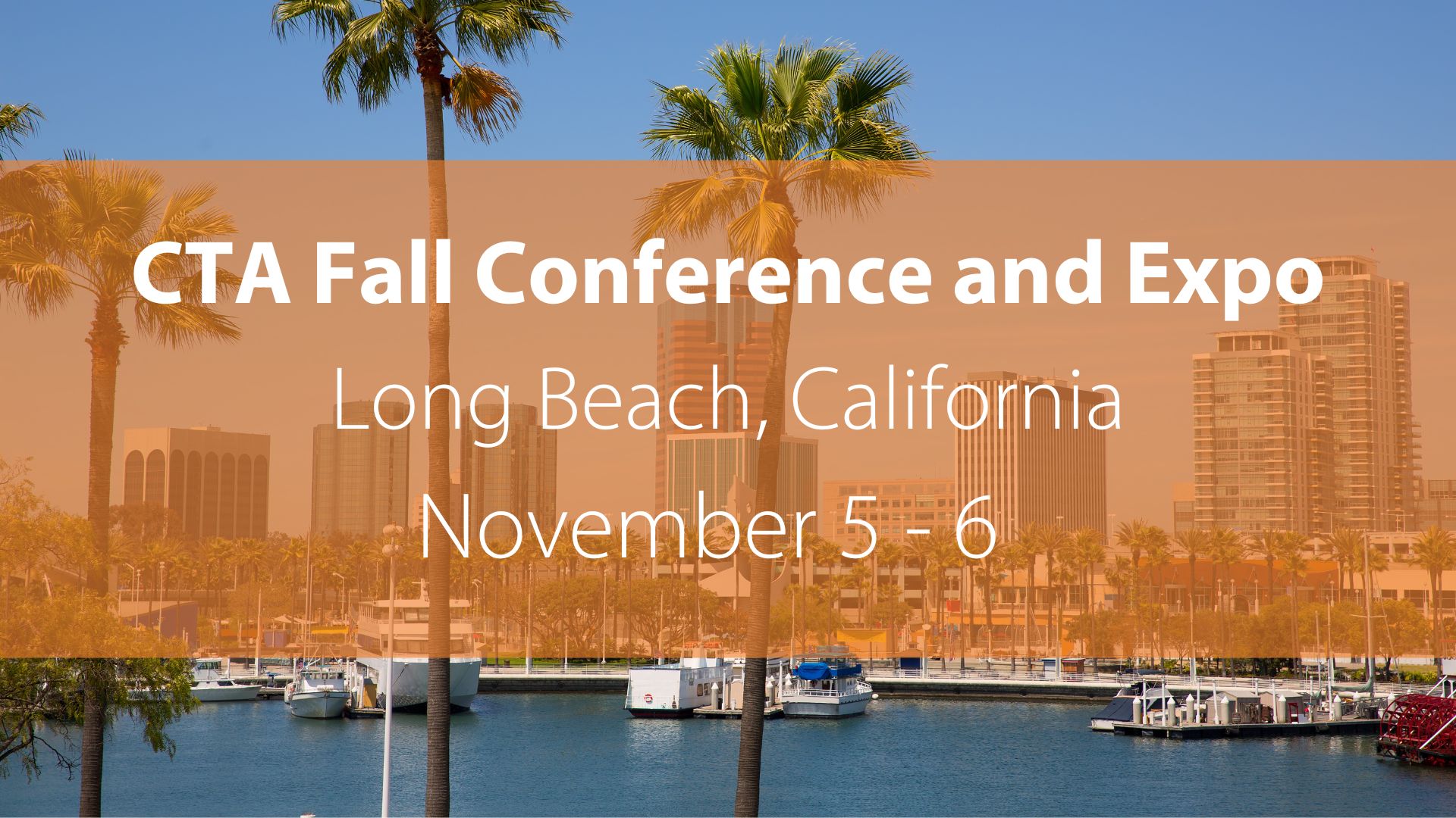 Join MTM Transit's team at the 60th Annual CTA Fall Conference and Expo in Long Beach, California at Booth #525.